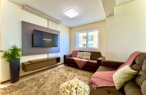 Itacolomi Apartment | Apto Frente Mar Bali Beach Home Club 3 Quartos Climatizados Cozinha Completa Sacada com Churrasqueira 2 Vagas de Garagem Piscina borda infinita Sauna Academia Cinema Quadra Salão de Jogos Pé na Areia 15min do Beto Carrero