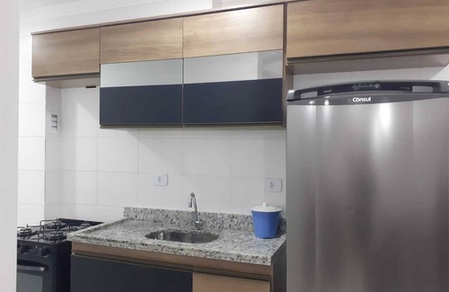 Aviacao Apartment | Apto Novo em Praia Grande 5 Minutos da Praia, com Piscina, Area de Lazer