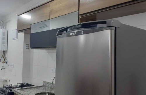 Aviacao Apartment | Apto Novo em Praia Grande 5 Minutos da Praia, com Piscina, Area de Lazer