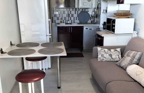 Argeles Plage Apartment | ARGELES direct beach Apt 2p CLIM