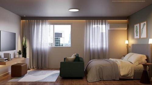 Chacara Santo Antonio Hotel | ArqSuites Nações Unidas Transamerica Expo - Novo quarto privado dentro do Hotel