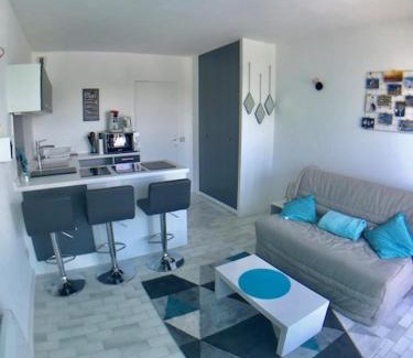 Le Grau-Du-Roi Apartment | AS9578 - Studio cabine vue port avec parking privé