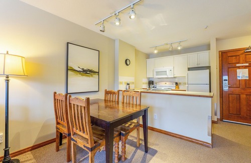 Upper Village Condo | Aspens #110 Prime Ski-in Ski-out Location! Pool, Hot tubs, BBQ, sleeps 4