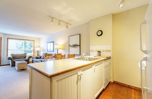 Upper Village Condo | Aspens #110 Prime Ski-in Ski-out Location! Pool, Hot tubs, BBQ, sleeps 4