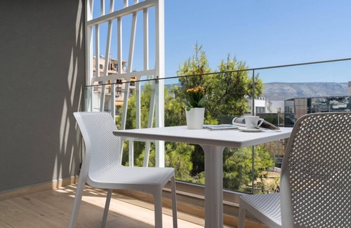 Kallithea Apartment | Athens Hill - Two Bedroom Apartment with Balcony