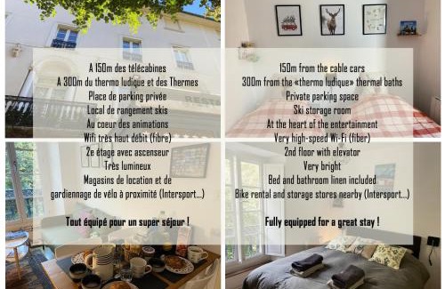 Bagneres-de-Luchon Apartment | AU 47 ALLÉES D'ETIGNY - CENTRAL & STANDING - avec parking - Linge de lit et de toilette inclus