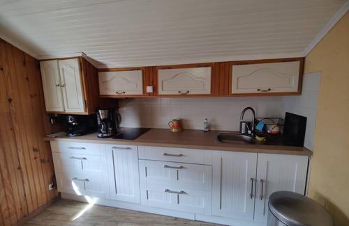 Molines-en-Queyras Apartment | Au Pays des mélèzes: under the roof, spacious, bright and very well equipped.