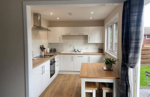 Dumfries Cabin | Austin Lodge 10, Dumfries - With 6 seat Hot tub, private garden, smart TVs
