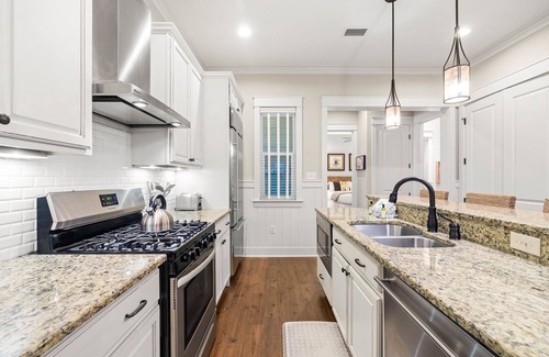 Sugarwood Beach House | Available for Fall Stays! The Crossings District of Watercolor! Resort Amenities! 5 Adult Bikes!