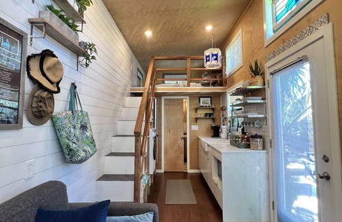 Southeast Pensacola House | Awesome Tiny Home with Stock Tank Pool Near Downtown Pensacola