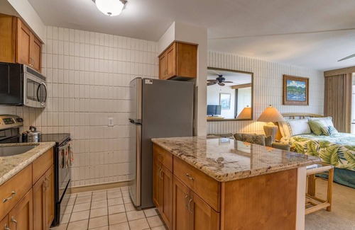 Historic Lahaina Front Street Condo | Awesome upgraded studio at Lahaina Shores Beach Resort #316 at modest rates!