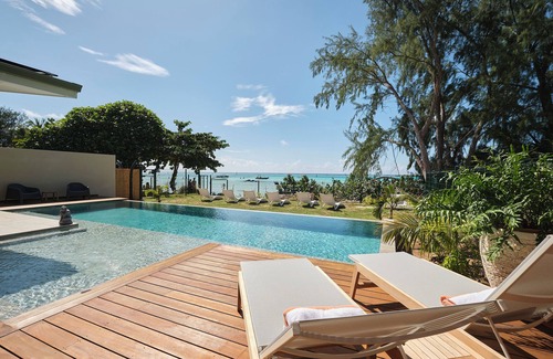 Moorea-Maiao Villa | Azure Beachfront Villa 3 bedrooms