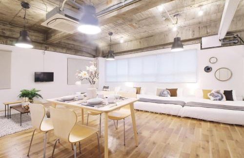 Hiroshima City Centre Apartment | b hotel Nikke - 1BR Apt for 10ppl near Hondori Shopping