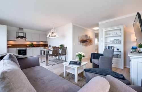 Olpenitz Apartment | Baltic Sea vacation apartment "Schleiperle" - with water view, sauna and two terraces