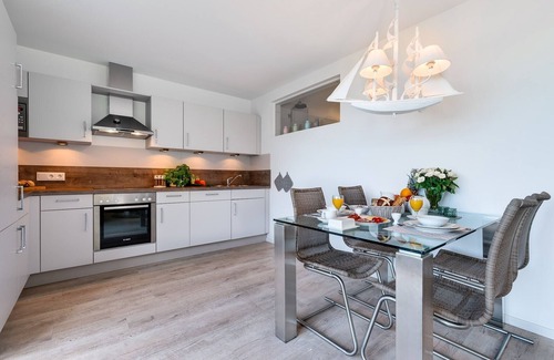 Olpenitz Apartment | Baltic Sea vacation apartment "Schleiperle" - with water view, sauna and two terraces