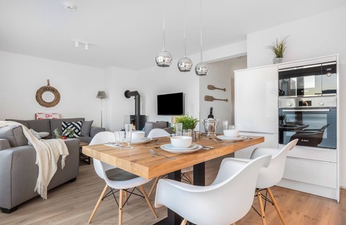 Olpenitz Apartment | Baltic Sea vacation apartment "New Port Lounge" with beach house feeling - dogs welcome