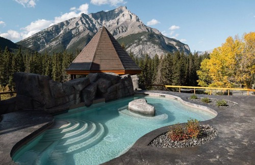 Banff Apartment | Banff | Spacious King Suite | Fireplace + Balcony