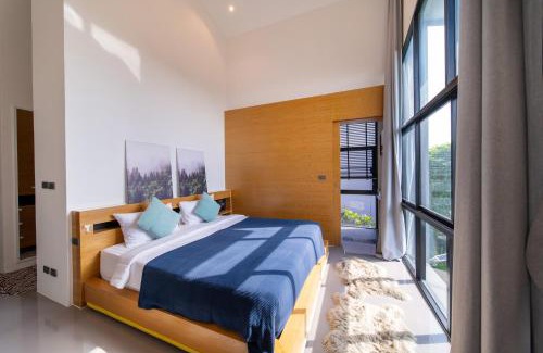 Choeng Thale Villa | BangT-ao 3-bedroom modern minimalist luxury style private pool holiday villa gym quiet community