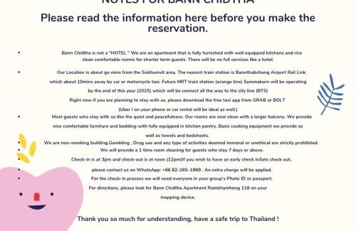 Saphan Sung Apartment | Bann Chidtha family suite full kitchen near Suvarnabhumi Airport