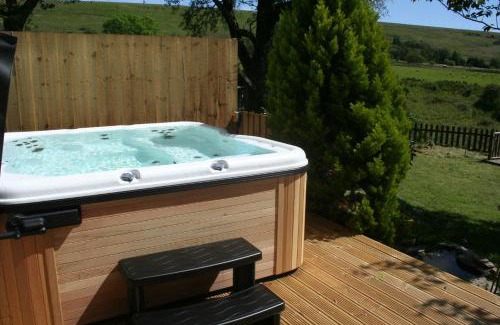 Mawr Cabin | Barn Cottage - Farm Park Stay with Hot Tub