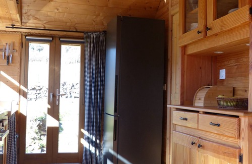 Massat House | Barn in the middle of our farm with cows and chickens at 750m altitude