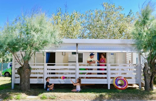 Scardovari House | Barricata Holiday Village Mobilehome Bellagio Large für 6 Personen