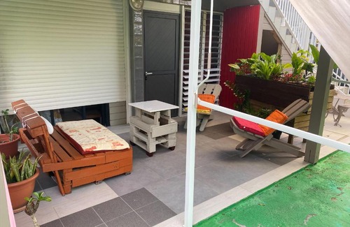 Morne-A-l'Eau Apartment | Bas de villa ensoleillé ventilé