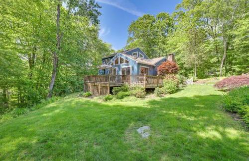 Killingworth House | BBQ Ready Quiet Connecticut Retreat with Fire Pit
