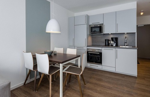 Bensersiel Apartment | Beachfront apartment with large balcony, parking, use of swimming pool & sauna -