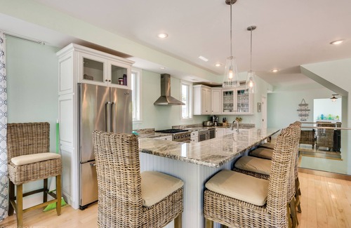 South Haven House | Beachfront Luxury Home-Lake Views, Fire Pit, Large Yard, Game Room-Walk to Town