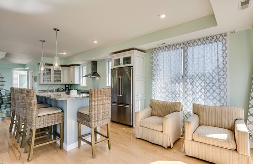 South Haven House | Beachfront Luxury Home-NEW Private Heated Pool, Lake View, Firepit, Game Room