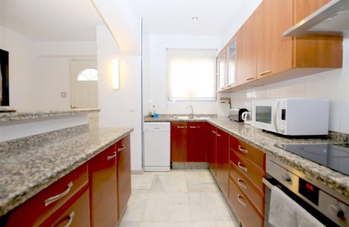 Bahia Dorada House | Beachfront townhouse with air-con and Wifi, On the beach just five minutes to port