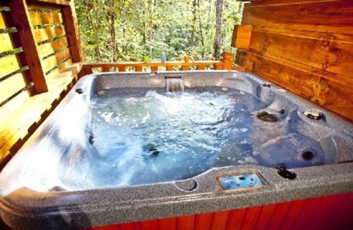 Tellico Plains Cabin | Bear Cabin with Hot Tub
