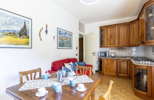 San Bartolomeo al Mare Apartment | Beautiful apartment for 4 people with pool, WIFI, TV, terrace and panoramic view