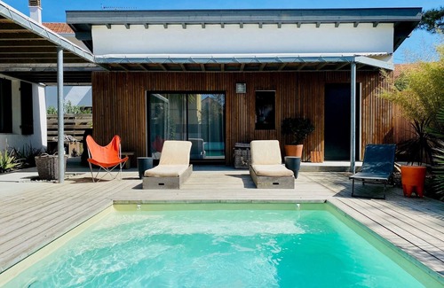 Capbreton House | Beautiful 5 * villa 200m from the beach - Heated pool - Everything walking dist.
