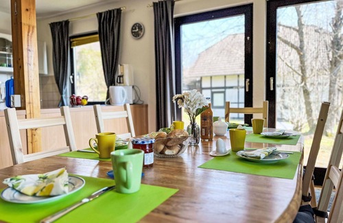 Frankenau House | Beautiful apartment in villa for 4 people with WIFI, TV and terrace