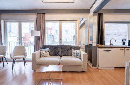 Blankenberge Apartment | Beautiful apartment for 4 guests with WIFI, TV and balcony