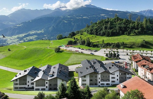 Falera Apartment | Beautiful apartment for 5 guests with WIFI, pool, TV, balcony and panoramic view