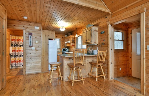 Trego Cabin | Beautiful Cedar Chalet Lake Cabin on Middle Lake!