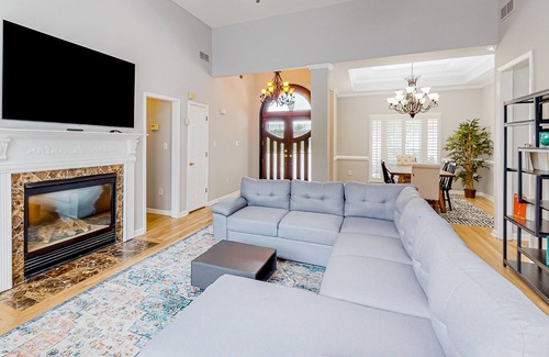 East Point House | Beautiful dog-friendly stay with a full kitchen, central AC, W/D, and patio