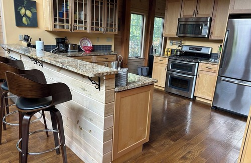 Northville House | Beautiful Great Sacandaga Lake home with beach, dock and all amenities!