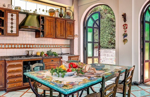 Sant'Agnello Villa | Beautiful private villa with A/C, WIFI, private pool, TV, patio, panoramic view, close to Sorrento