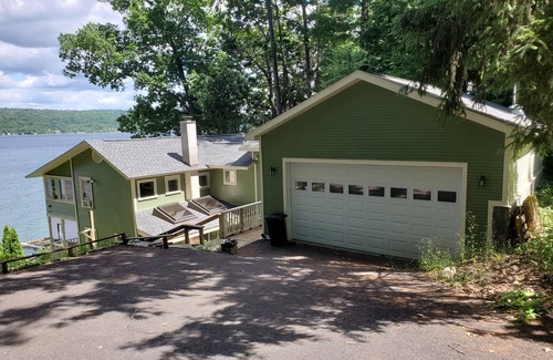 Northwest Ithaca House | Beautiful Ithaca Lake House with Spectacular Views, Private Beach & Docks
