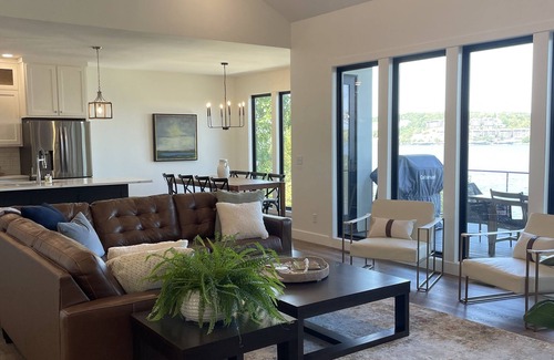 Osage Beach House | Beautiful Lakefront Home w/Private Pool, Dock & Amazing Views