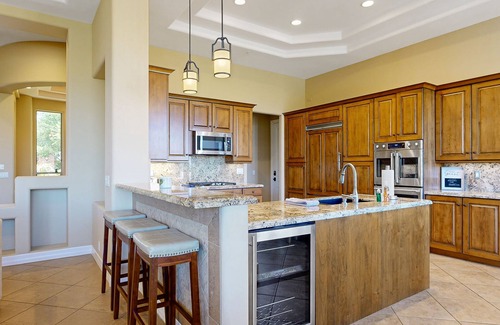 Black Mountain Shadows House | Beautiful mountain-view home with fireplace, private pool, grill, patio & W/D