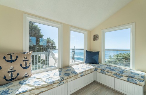 Cloverdale House | Beautiful oceanfront home with sweeping views, multiple decks, and pet friendly