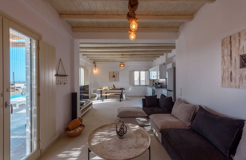 Drios Villa | Beautiful Paros Villa | 4 Bedrooms | Villa Aura | Private Pool & 5* Seaviews