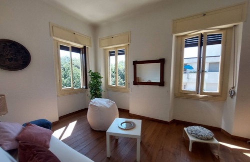 Viareggio Apartment | Beautiful penthouse with loggia and air conditioning, 100 meters from the sea.