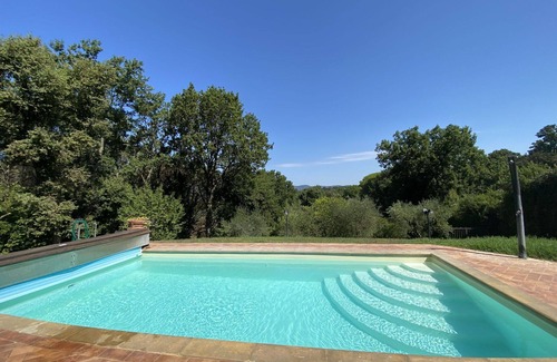 Casale Marittimo House | Beautiful private villa with WIFI, A/C, private pool, patio, pets allowed and panoramic view