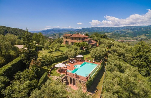 Monsummano Terme Villa | Beautiful private villa with WIFI, A/C, private pool, hot tub, TV, patio, panoramic view and par.